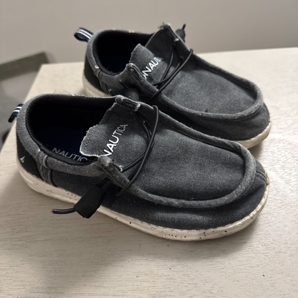 Boys Nautica Brand Hey Dude Style Slip Ons